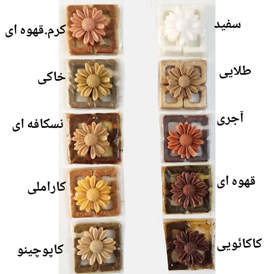 رنگ  شمع مکعبی سیما