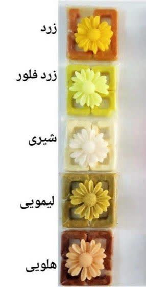 رنگ شمع مکعبی سیما